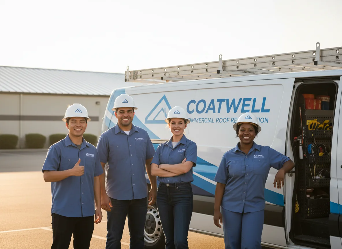 Commercial roof coating company in Midland, PA
